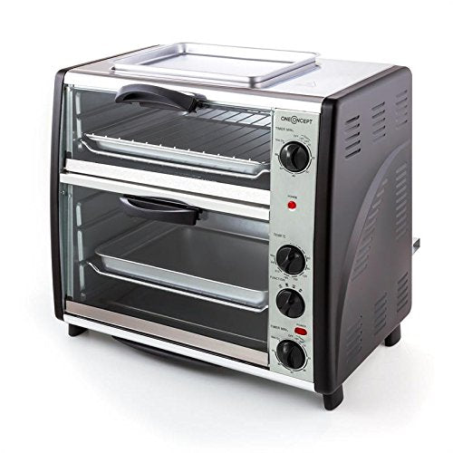 OneConcept All You Can Eat Four électrique 42L, 2 plaques