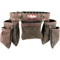 Ceinture à Outils en Cuir Pour Bricoleurs et Charpentiers. Ceinture Bricolage Parfaite Pour Electriciens. 12 Poches à Outils Pour Une Grande Capacité. Convient Aux Tailles S-XXL : Bricolage