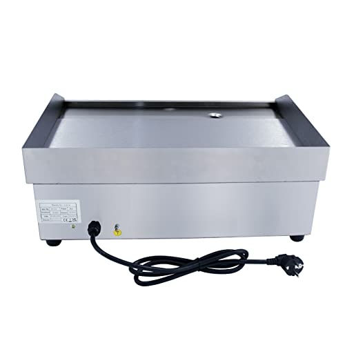 DULNICE Plancha électrique professionnelle inox 3000W