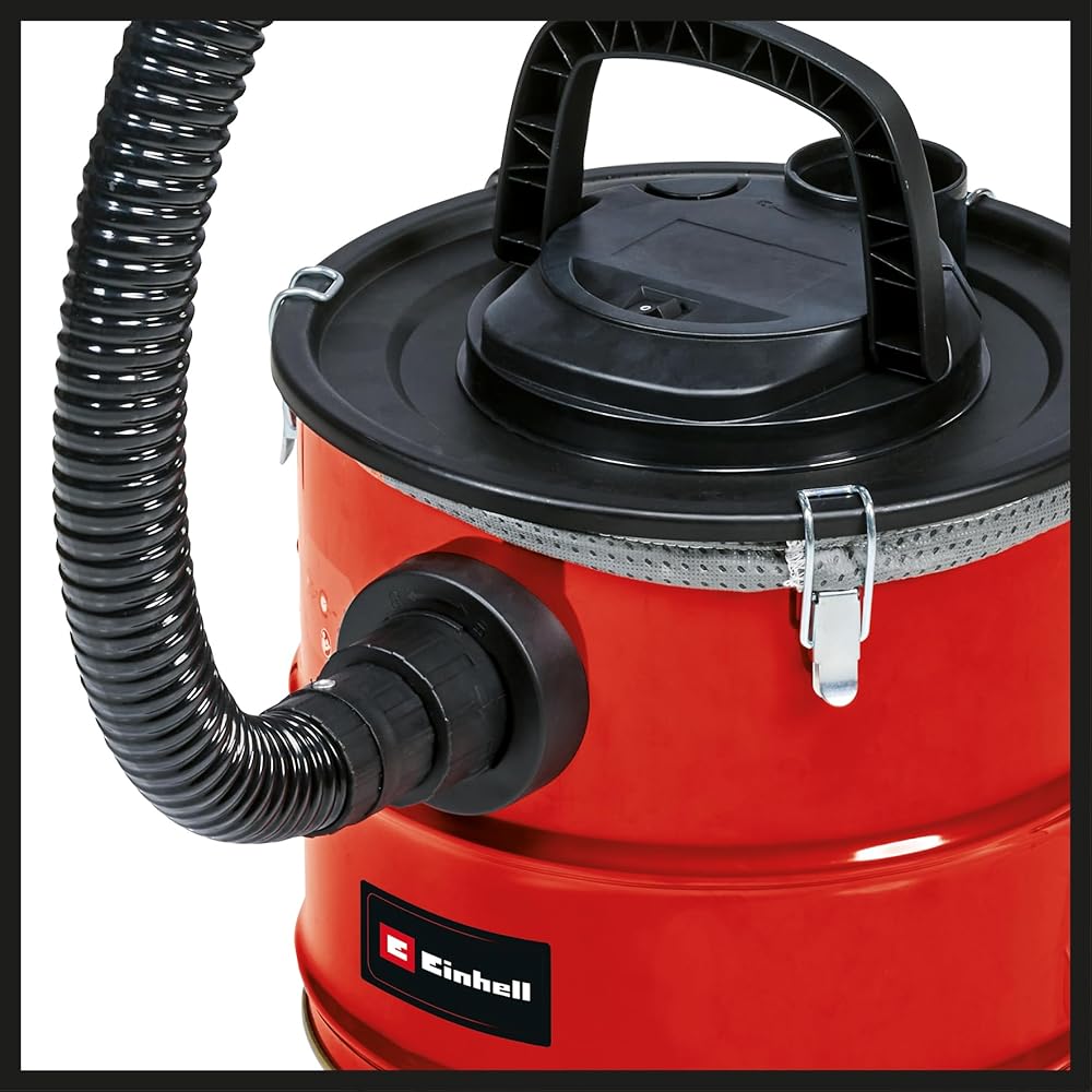 Einhell Aspirateur à cendres TC-AV 1718 D (1200 W, performance d’aspiration de 170 mbar, cuve en fer-blanc 18 L) : Bricolage