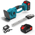 Hedge 21V Brushless Taille Haie Batterie Cisailles à arbustes électriques avec Batterie 4000 mAh Sculpte Haie et Taille Herbes sans Fil Taille Haie Electrique Cisaille à Gazon : Jardin