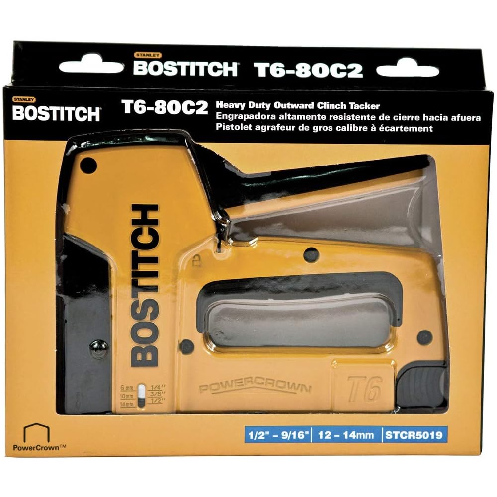Bostitch T6–8oc2 7/16 en. Crown 9/16 en. Powercrown robuste Cloueuse agrafeuse par Bostitch : Bricolage
