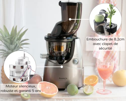 Kuvings B9700 Extracteur de jus à rotation lente gris