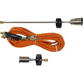 Combo INOX Composé de 2 Brûleurs INOX + 2 Cols + 1 Manche à Gâchette Bimatière à Raccord Tournant + 20 m de Tuyau + 1 Détendeur 4 bar - Chalumeau Soudeur - Chalumeau Oxygène - Lampe à Souder - EXPRESS : Bricolage