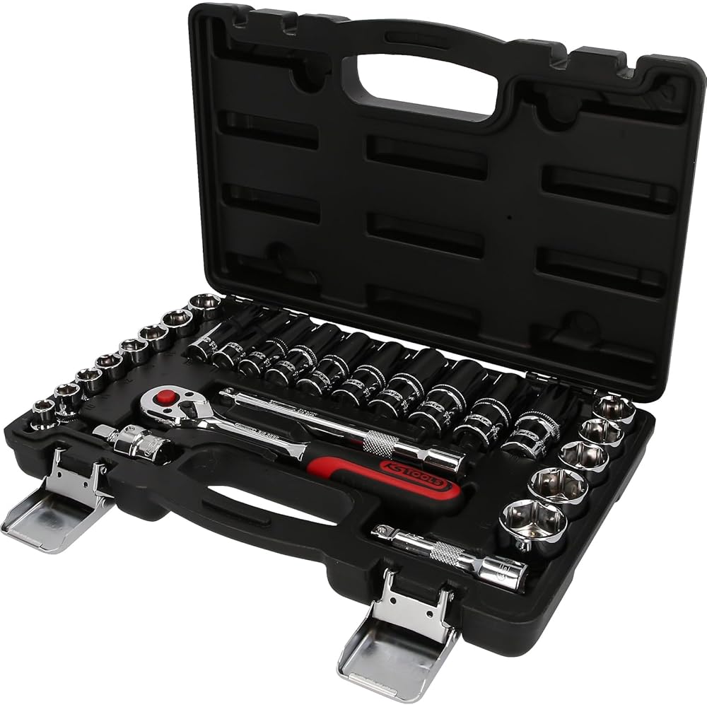 KS Tools 918.0627 Coffret de douilles 3/8" - CHROMEplus - 27pcs : Bricolage