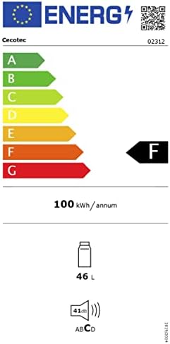 Cecotec Mini Frigo GrandCooler 20000 SilentCompress 46L