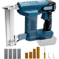 Agrafeuse électrique sans fil compatible avec batterie au lithium Makita 18 V, 100 W, pour bois, avec 500 clous et 500 agrafes : Bricolage