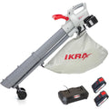 IKRA aspirateur souffleur de Feuilles à Batterie 3en1 IALS 2-20 INCL. 2X Batterie & Double Chargeur Rapide : Jardin