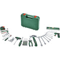 Bosch Set de 64 outils à main Advanced (kit bricolage polyvalent ; haute qualité ; outils ergo; pinces, clés, tournevis, cliquets, outils de mesure, scies, marteaux, etc.) : Bricolage