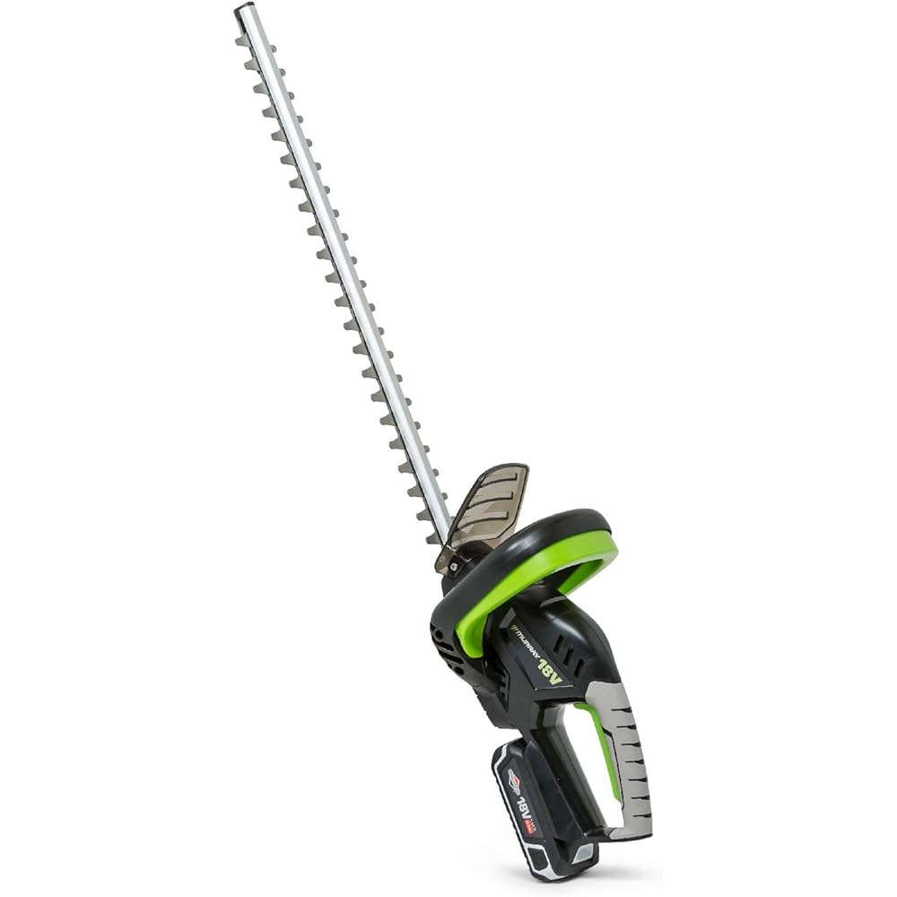 Murray 18V Taille-haie Lithium-Ion IQ18HTK, longueur de lame 51 cm, batterie 2,5 Ah et chargeur compris, garantie 5 ans : Jardin