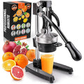 Zulay Kitchen citrus juicer professional - manuel presse-agrumes et orange squeezer - métal citron squeezer - qualité haut de gamme manuel heavy duty juicer orange et citron vert squeezer presse sup : Cuisine et Maison