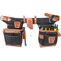 Occidental Leather 9850 Ceinture porte-outils Taille ajustable Noir : Bricolage