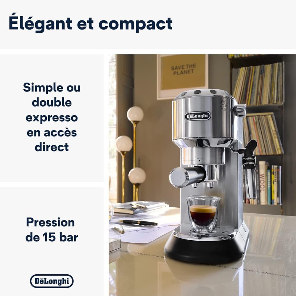 De'Longhi Dedica Style EC685.M Expresso manuelle inox