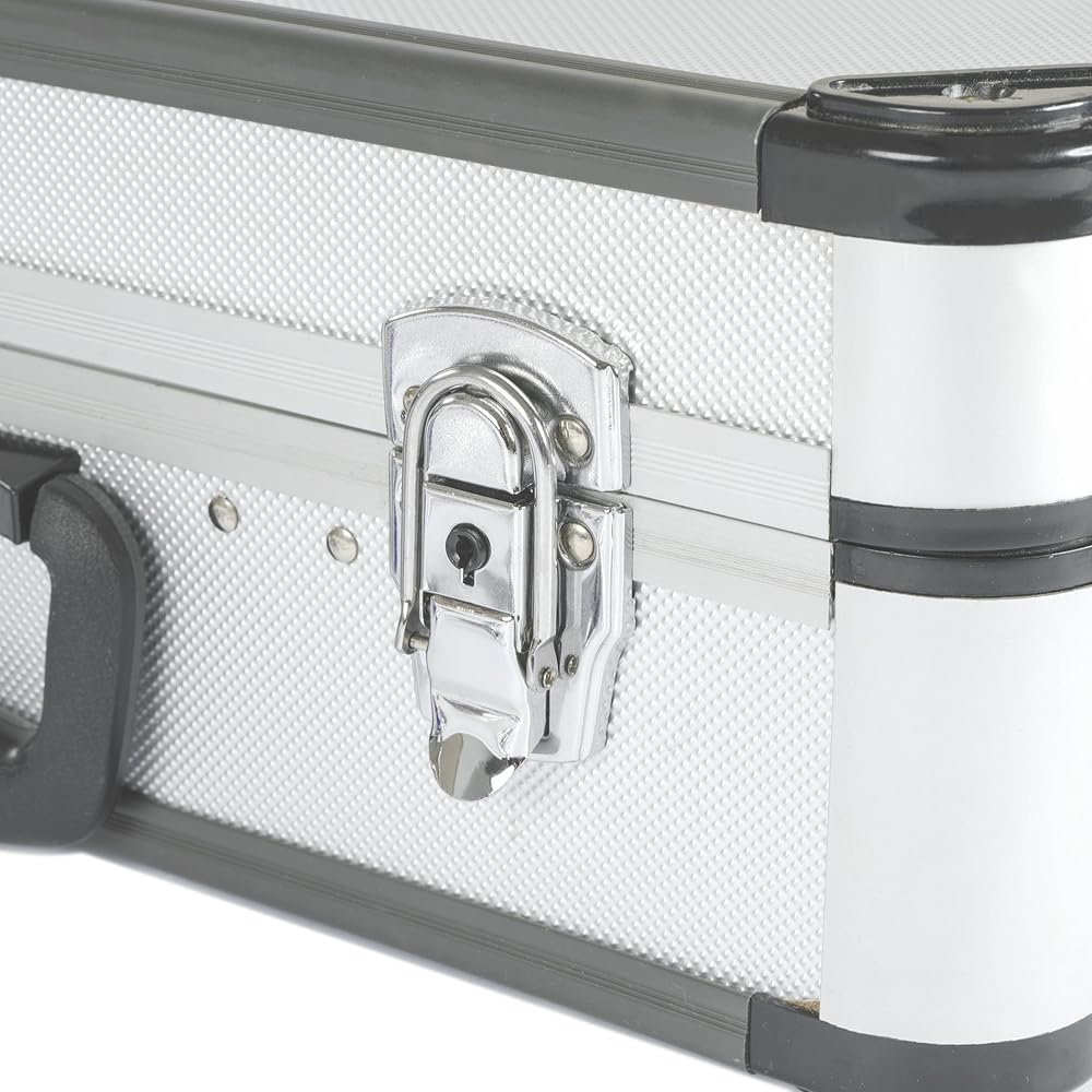 WORKPRO Caisse à Outils Complete Professionnelle avec Mallette en Aluminium, Boite à Outils Complete pour Réparation Dommestique ou de Travail 119 Pièces : Bricolage
