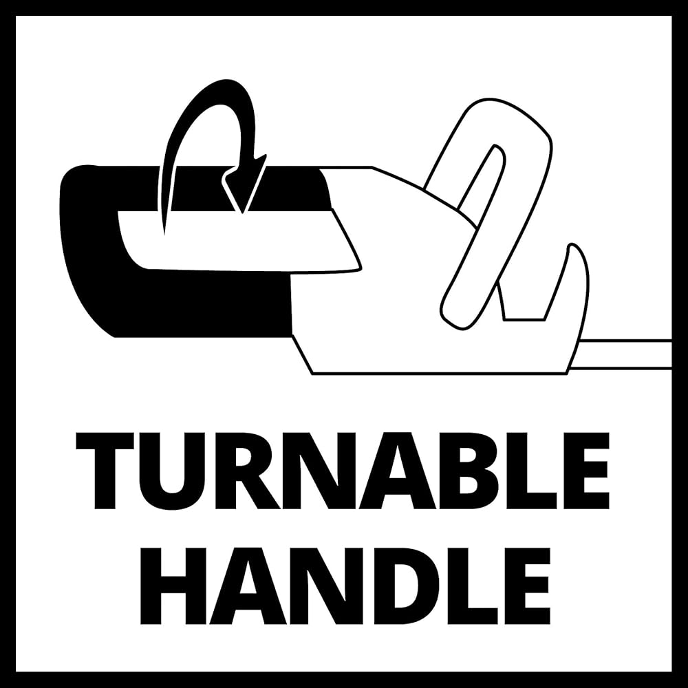 Einhell Taille-haies thermique GE-PH 2555 A (Moteur 2 temps à vibrations atténuées, Réservoir carburant 330 ml, Longueur de coupe 55 cm, System AutoChoke et amorçage "Primer“) : Jardin