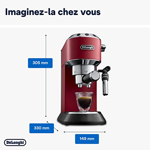 De'Longhi Dedica Style EC685.R Expresso manuelle rouge