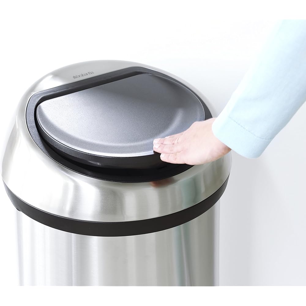 Brabantia Touch Bin Poubelle - Inox Acier Mat - 60L : Cuisine et Maison