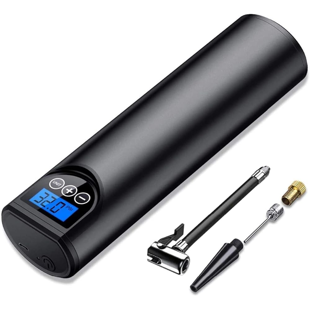 Boyuan Compresseur d'air Portable, Gonfleur de Pneu 2000 mAh, Pompe à vélo sans Fil 150 PSI pour Voiture, Moto, vélo, Balle, Tours de Natation ou décoration Gonflable de fête : Auto et Moto