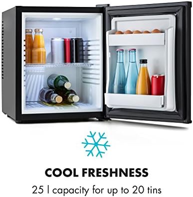 Klarstein Mini frigo de chambre 30L silencieux, réglable 5-15°C