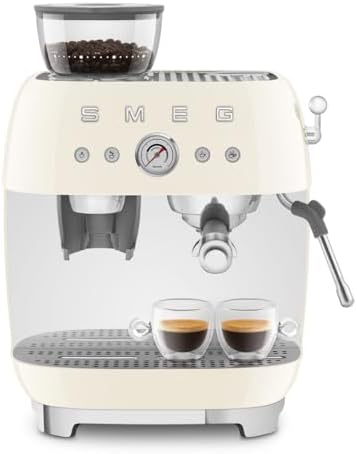 Smeg Machine à café expresso manuelle avec broyeur