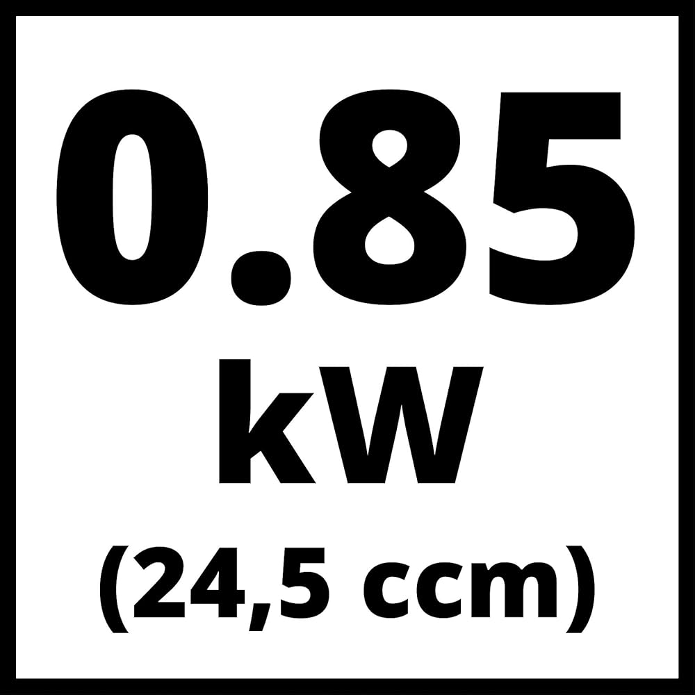 Einhell Taille-haies thermique GE-PH 2555 A (Moteur 2 temps à vibrations atténuées, Réservoir carburant 330 ml, Longueur de coupe 55 cm, System AutoChoke et amorçage "Primer“) : Jardin