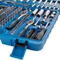 TecTake Coffret de clés à cliquets de 171 pièces set compact clés à douilles 1/2, 3/8 et 1/4 pouce : Bricolage