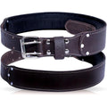 AP LEATHER Pro-501 Ceinture à outils en cuir tanné à l'huile pour tour de taille de 76,2 cm à 132,1 cm, cuir de qualité supérieure avec ceinture à outils de 4 mm d'épaisseur rembourrée (chocolat) : Bricolage