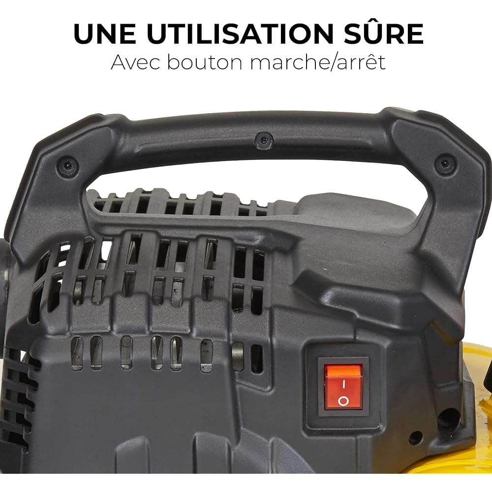 Stanley Compresseur à Air DN200/8/6 - Gonfleur Pneus Voiture 8 Bar - Compresseur Portatif avec Capacité de 6L - sans Huile 105L/Min - Avec Poignée et Pieds Antidérapants - pour Outils Pneumatiques : Stanley: Bricolage