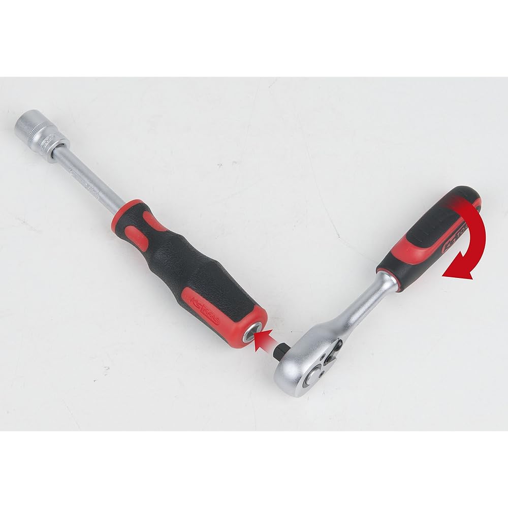 KS TOOLS Coffret de douille 1/4 3/8 1/2-179 pcs & Kraftmann 1198 | Jeu de clés mixtes | 6-32 mm | 25 pièces : Bricolage