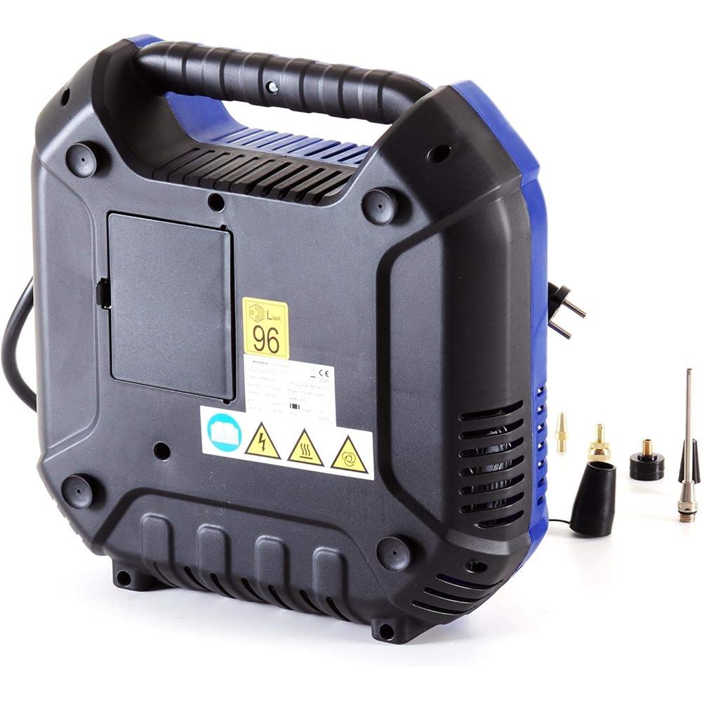Michelin MB1 Compresseur d'air portable sans huile 1,5 CV pression maximale 8 bar avec tuyau et accessoires