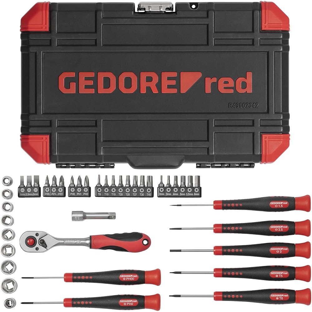GEDORE 3304900 R49002042 Calendrier de l'Avent 2022 42 - Calendrier de l'Avent pour homme, cadeau pour homme, calendrier de l'Avent 2022 : Bricolage