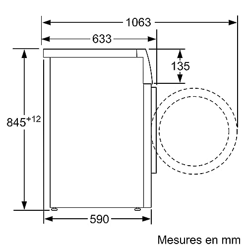 Bosch WAN28258FR Lave-linge hublot 8kg 1400 trs