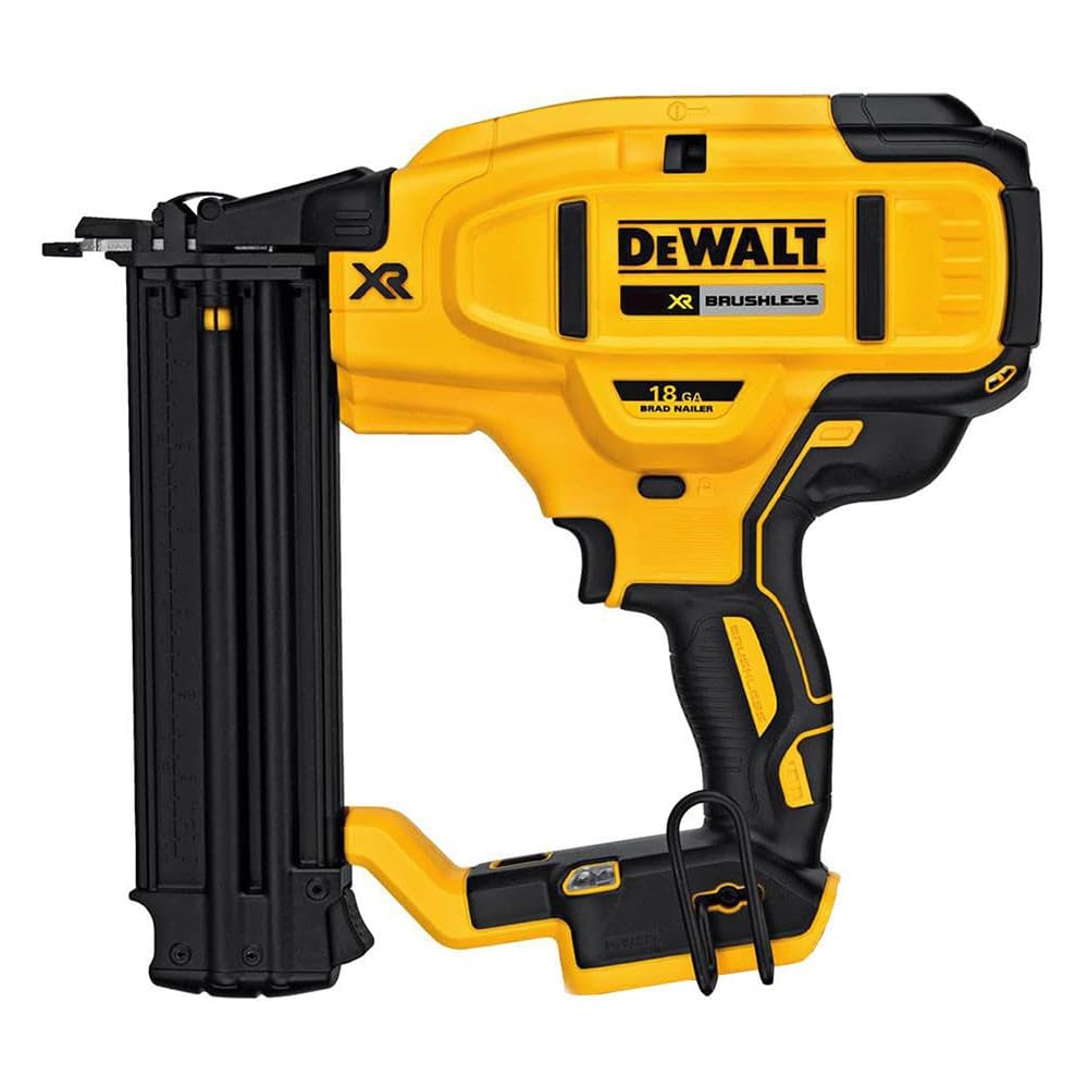DeWalt Dcn680 N Brushless XR Calibre 18 BRAD Cloueuse 18 Volt unité Bare Argenté XS : Bricolage