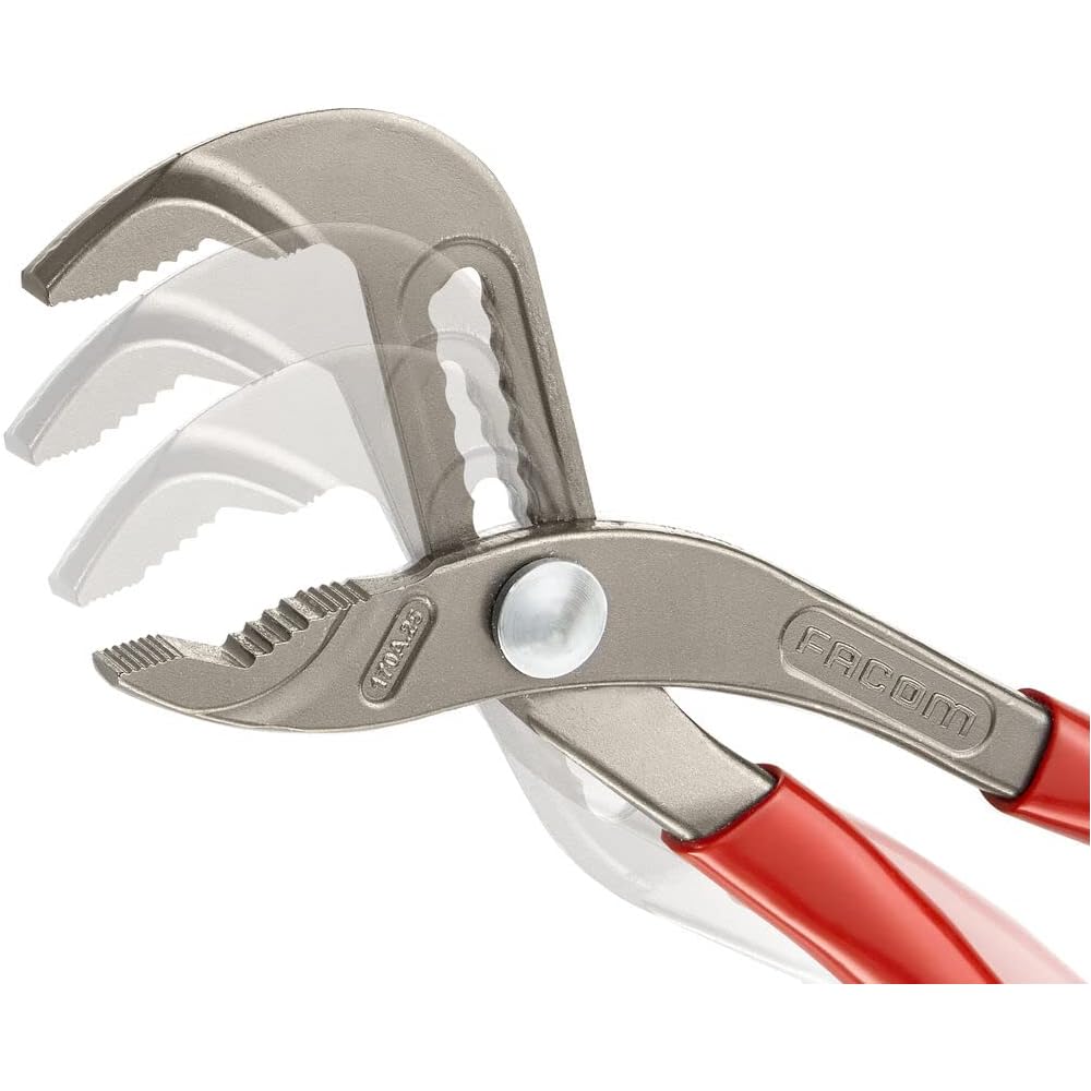 Högert HT1R462 Coffret à outils – Jeu de douilles tournevis à cliquet – Noir/bleu 1/4" & FACOM-Pinces 170A.25 Pinces Multiprises Standard 25 mm : Bricolage