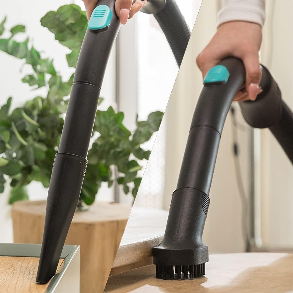 Cecotec Aspirateur sans Sac Conga Rockstar Multicyclonic, Aspirateur Traineau Puissant 800 W, Multicyclonique, Capacité de 2,5 L, Filtre à Haute Efficacité, Tube en métal, 2 Accessoires : Cuisine et Maison