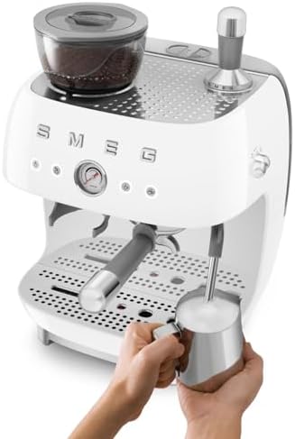 Smeg Machine à café expresso manuelle avec broyeur