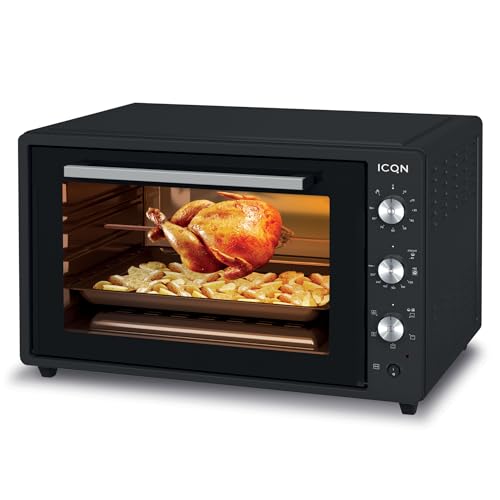 ICQN Mini four électrique 60L multifonction 2000W