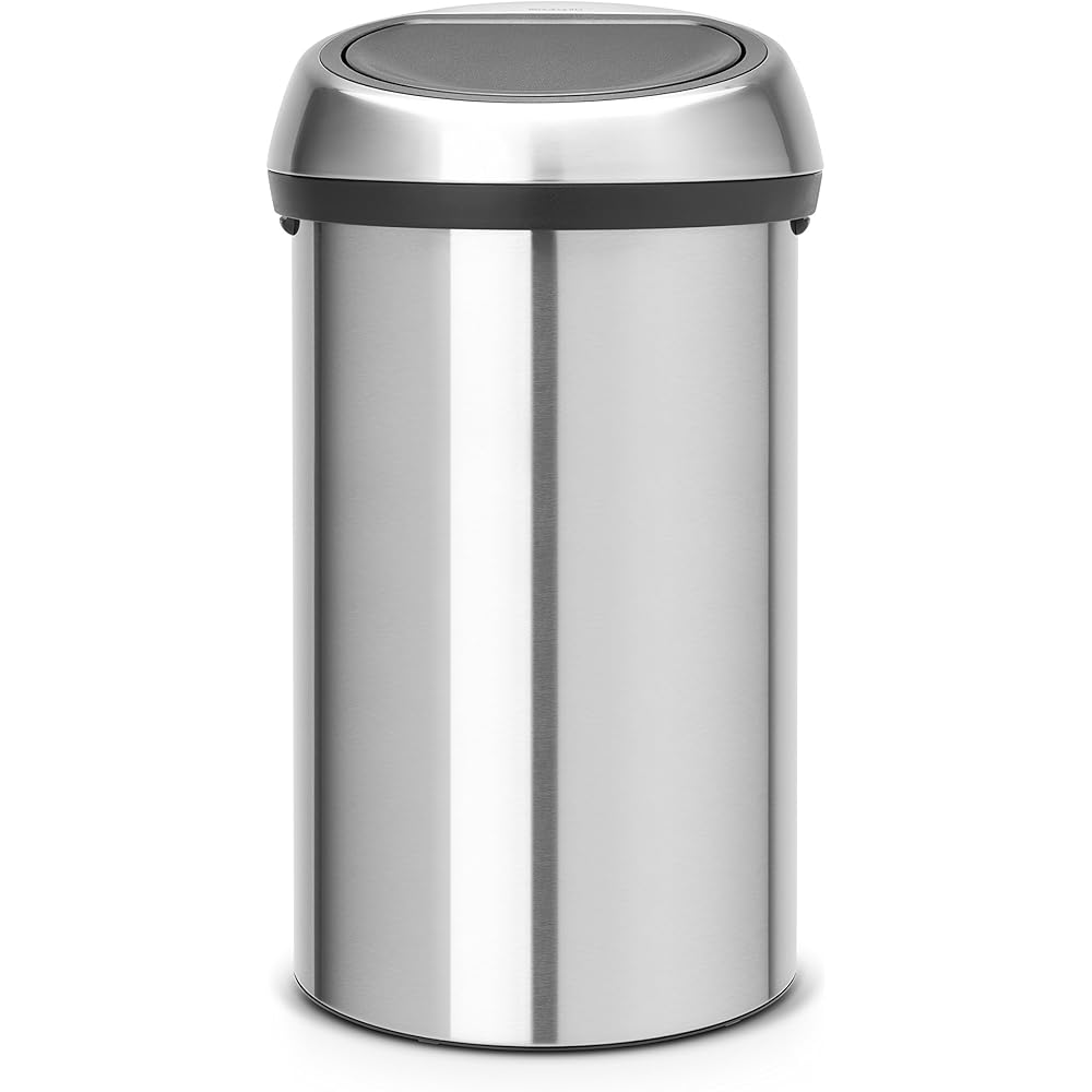 Brabantia Touch Bin Poubelle - Inox Acier Mat - 60L : Cuisine et Maison