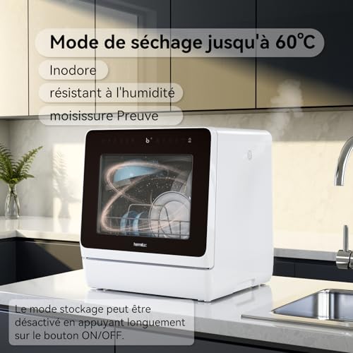 Hermitlux Mini lave-vaisselle de table 5 couverts