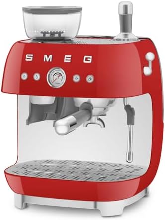 Smeg Machine à café expresso manuelle avec broyeur