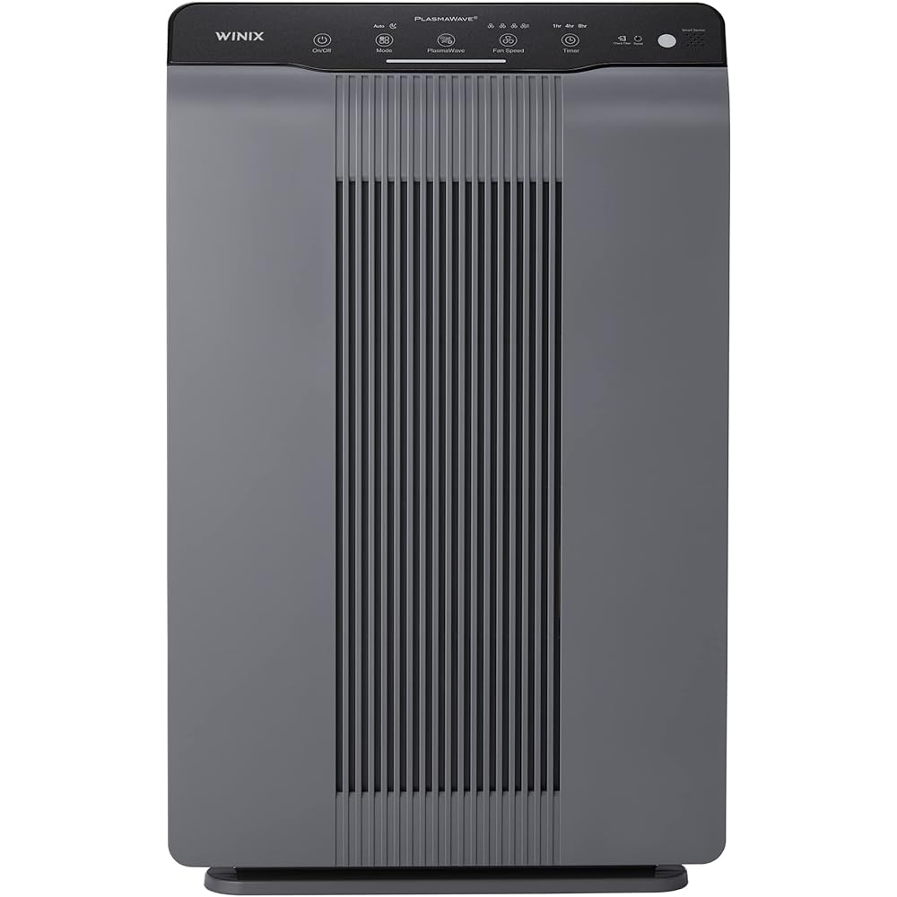 WINIX 5300-2 Purificateur d'air pour la maison, jusqu'à 99m² (CADR 390m³/h) Filtre HEPA, capteur de qualité de l'air, mode automatique, élimine le pollen, les allergies, la poussière et les odeurs : Cuisine et Maison