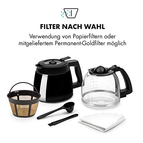 Klarstein Aromatica II Cafetière filtre avec broyeur