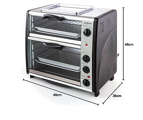 OneConcept All You Can Eat Four électrique 42L, 2 plaques
