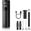 Boyuan Compresseur d'air Portable, Mini gonfleur de Pneu 120 psi/2000 mAh Batterie Chargeur d'urgence lumière LED écran LCD numérique, Pompe à Main pour vélo, Voiture, vélo, Moto, Anneau de Natation : Auto et Moto