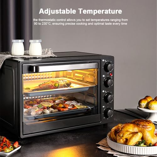 FAcoLL Mini four à pizza commercial 40L, 1500W