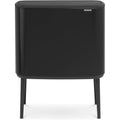 Brabantia Poubelle, Noir Mat, 36 L : Cuisine et Maison