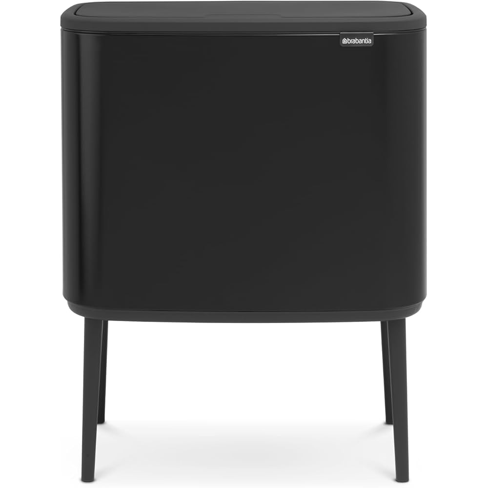 Brabantia Poubelle, Noir Mat, 36 L : Cuisine et Maison