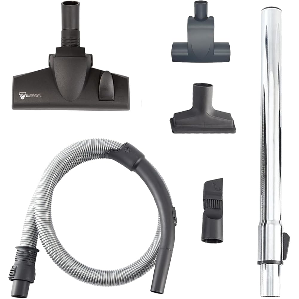 Akitas 800W Puissant Aspirateur sans Sac avec Allemande WesselWerk tête de buse écoénergétique pour sols durs, Tapis, Outil Turbo supplémentaire pour Poils d'animaux : Cuisine et Maison