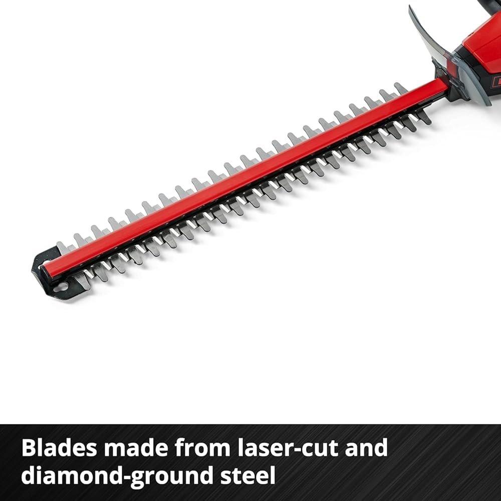 Einhell Taille-haies sans fil GC-CH 18/40 Li Solo Power X-Change (18 V, longueur de coupe 40 cm , écartement des dents 13 mm) Livré sans batterie ni chargeur : Jardin