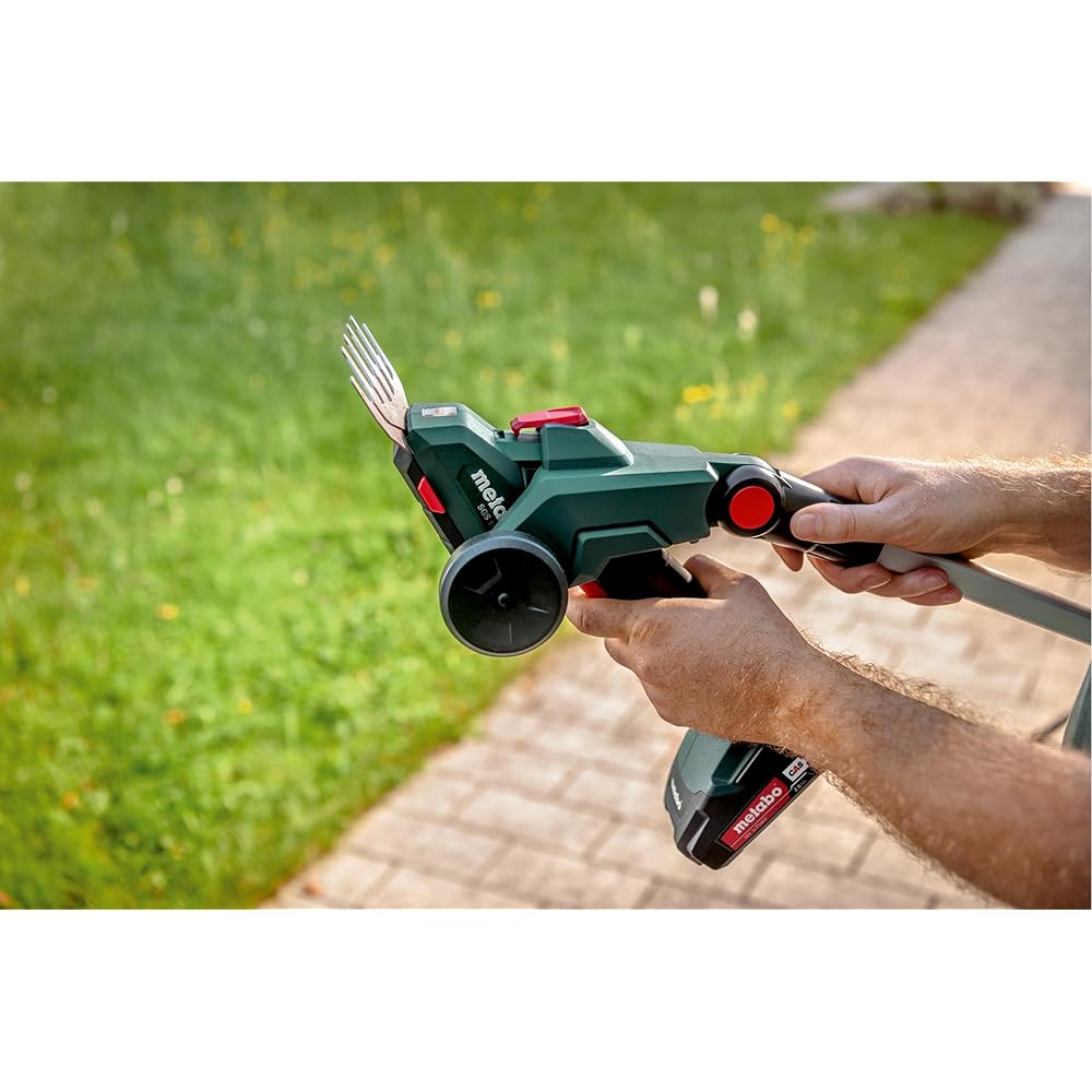metabo Taille-Herbe, Sculpte-Haies sans Fil 601609850 sans Batterie 1 pc(s), Noir, Medium : Jardin